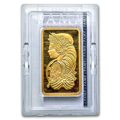 250 GRAM GOLD BAR - PAMP Lady Fortuna Veriscan®