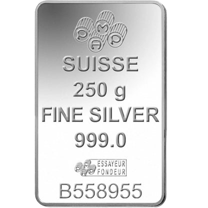 250 GRAM SILVER BAR