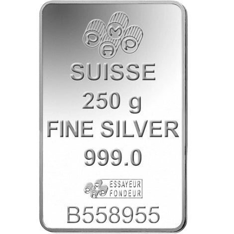 250 GRAM SILVER BAR