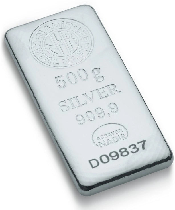 500 GRAM SILVER BAR