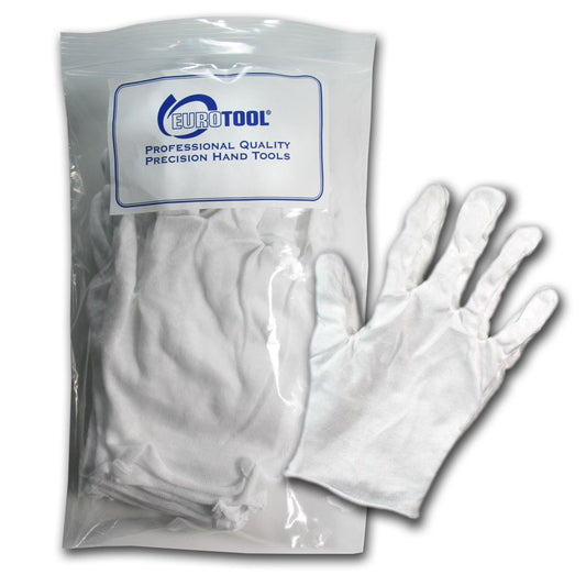 Gants en coton - Grand - paquet de 12 (6 paires)