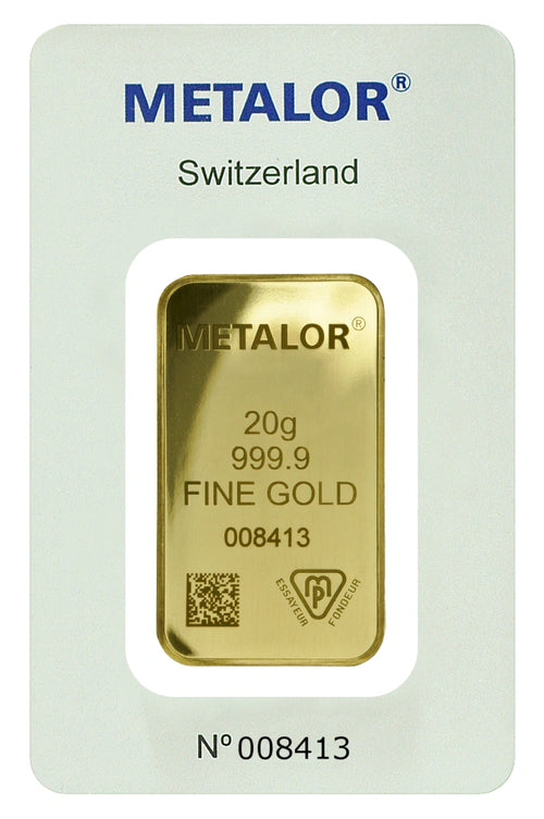 LINGOT D'OR 20GR METALOR